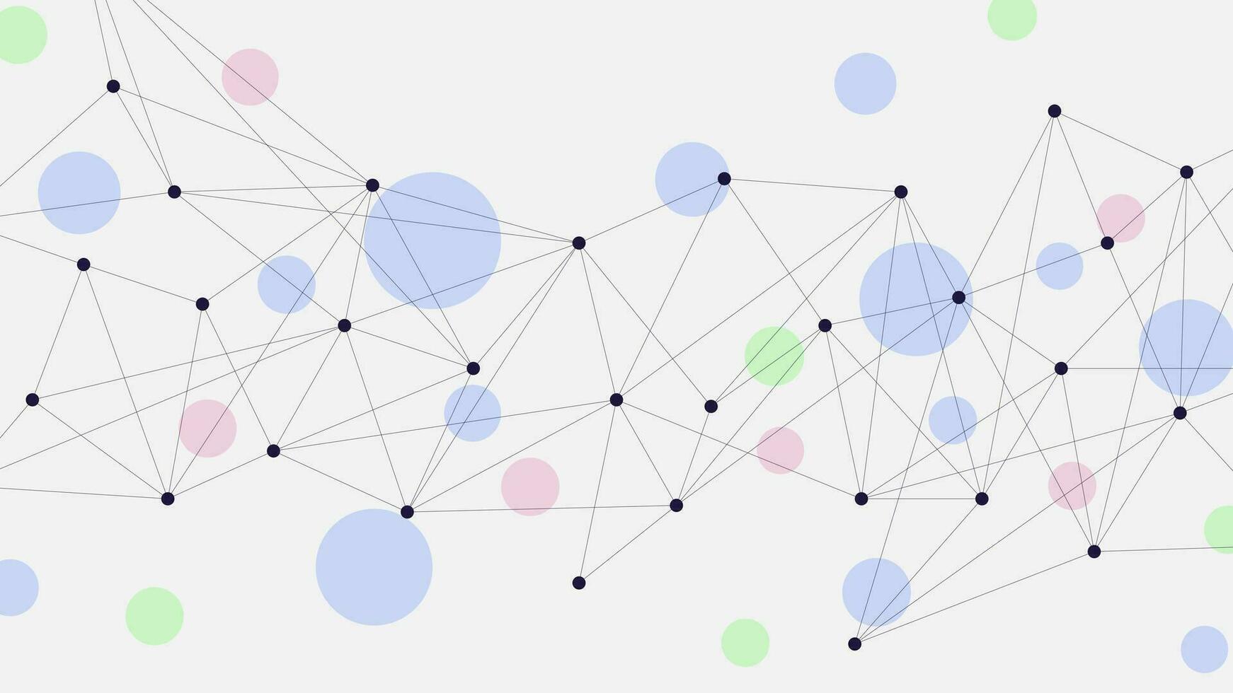 Animated network icon representing partnership
